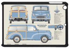 Morris Minor Traveller 1957-61 Small Tablet Covers